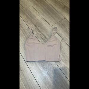 Light pink crop top
